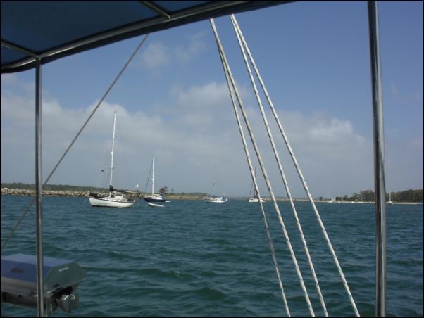 Anchored at Iluka