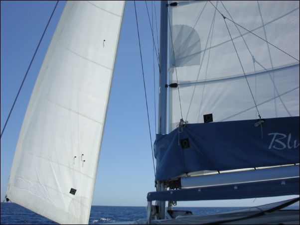 Sailing downwind